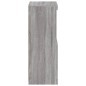 vidaXL Sideboard mit LED-Leuchten Grau Sonoma 41x37x100 cm vidaXL Sideboard mit LED-Leuchten Grau Sonoma 41x37x100 cm