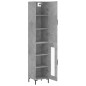 vidaXL Highboard Betongrau 34,5x34x180 cm Holzwerkstoff vidaXL Highboard Betongrau 34,5x34x180 cm Holzwerkstoff