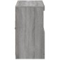 vidaXL Sideboard mit LED-Leuchten Grau Sonoma 81x37x67 cm vidaXL Sideboard mit LED-Leuchten Grau Sonoma 81x37x67 cm