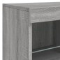vidaXL Sideboard mit LED-Leuchten Grau Sonoma 81x37x67 cm vidaXL Sideboard mit LED-Leuchten Grau Sonoma 81x37x67 cm