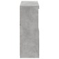 vidaXL Sideboard mit LED-Leuchten Betongrau 81x37x100 cm vidaXL Sideboard mit LED-Leuchten Betongrau 81x37x100 cm