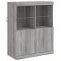 vidaXL Sideboard mit LED-Leuchten Grau Sonoma 81x37x100 cm vidaXL Sideboard mit LED-Leuchten Grau Sonoma 81x37x100 cm