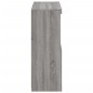vidaXL Sideboard mit LED-Leuchten Grau Sonoma 81x37x100 cm vidaXL Sideboard mit LED-Leuchten Grau Sonoma 81x37x100 cm
