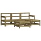 vidaXL 5-tlg. Garten-Lounge-Set Kiefernholz Imprägniert vidaXL 5-tlg. Garten-Lounge-Set Kiefernholz Imprägniert