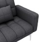 vidaXL Schlafsofa Dunkelgrau Stoff vidaXL Schlafsofa Dunkelgrau Stoff