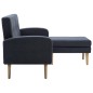 vidaXL Sofa in L-Form Stoffbezug 186 x 136 x 79 cm Dunkelgrau vidaXL Sofa in L-Form Stoffbezug 186 x 136 x 79 cm Dunkelgrau