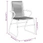 5-tlg. Garten-Essgruppe Schwarz PVC Rattan 5-tlg. Garten-Essgruppe Schwarz PVC Rattan