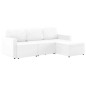vidaXL 3-Sitzer Schlafsofa Modular Weiß Kunstleder vidaXL 3-Sitzer Schlafsofa Modular Weiß Kunstleder