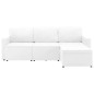 vidaXL 3-Sitzer Schlafsofa Modular Weiß Kunstleder vidaXL 3-Sitzer Schlafsofa Modular Weiß Kunstleder