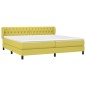 vidaXL Boxspringbett mit Matratze Grün 200x200 cm Stoff vidaXL Boxspringbett mit Matratze Grün 200x200 cm Stoff