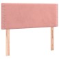 vidaXL Boxspringbett mit Matratze Rosa 100x200 cm Samt vidaXL Boxspringbett mit Matratze Rosa 100x200 cm Samt