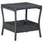 vidaXL 3-tlg. Garten-Lounge-Set mit Auflagen Poly Rattan Dunkelgrau vidaXL 3-tlg. Garten-Lounge-Set mit Auflagen Poly Rattan Dunkelgrau