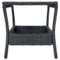 vidaXL 3-tlg. Garten-Lounge-Set mit Auflagen Poly Rattan Dunkelgrau vidaXL 3-tlg. Garten-Lounge-Set mit Auflagen Poly Rattan Dunkelgrau