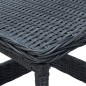 vidaXL 3-tlg. Garten-Lounge-Set mit Auflagen Poly Rattan Dunkelgrau vidaXL 3-tlg. Garten-Lounge-Set mit Auflagen Poly Rattan Dunkelgrau