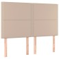 vidaXL Boxspringbett mit Matratze & LED Cappuccino-Braun 140x190cm vidaXL Boxspringbett mit Matratze & LED Cappuccino-Braun 140x190cm