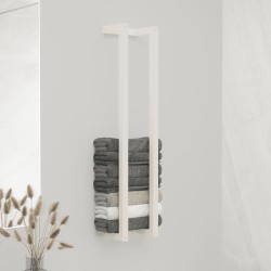 vidaXL Handtuchhalter Weiß 23x18x110 cm Massivholz Kiefer