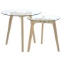 vidaXL 2-tlg. Beistelltisch-Set Hartglas vidaXL 2-tlg. Beistelltisch-Set Hartglas