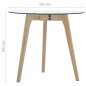 vidaXL 2-tlg. Beistelltisch-Set Hartglas vidaXL 2-tlg. Beistelltisch-Set Hartglas
