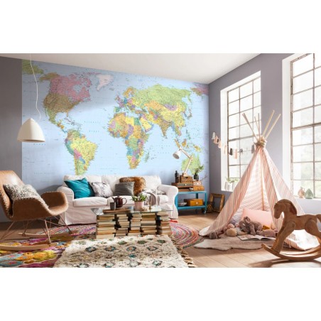 Komar Fotowandbild World Map XXL 368×248 cm XXL4-038 