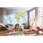 Komar Fotowandbild World Map XXL 368×248 cm XXL4-038 Komar Fotowandbild World Map XXL 368×248 cm XXL4-038
