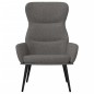 vidaXL Relaxsessel mit Hocker Hellgrau Stoff vidaXL Relaxsessel mit Hocker Hellgrau Stoff
