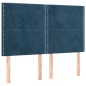 vidaXL Kopfteile 4 Stk. Dunkelblau 72x5x78/88 cm Samt vidaXL Kopfteile 4 Stk. Dunkelblau 72x5x78/88 cm Samt