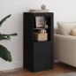 vidaXL Sideboard mit LED-Leuchten Schwarz 41x37x100 cm vidaXL Sideboard mit LED-Leuchten Schwarz 41x37x100 cm