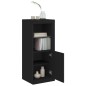 vidaXL Sideboard mit LED-Leuchten Schwarz 41x37x100 cm vidaXL Sideboard mit LED-Leuchten Schwarz 41x37x100 cm