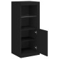 vidaXL Sideboard mit LED-Leuchten Schwarz 41x37x100 cm vidaXL Sideboard mit LED-Leuchten Schwarz 41x37x100 cm