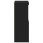 vidaXL Sideboard mit LED-Leuchten Schwarz 41x37x100 cm vidaXL Sideboard mit LED-Leuchten Schwarz 41x37x100 cm
