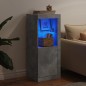 vidaXL Sideboard mit LED-Leuchten Betongrau 41x37x100 cm vidaXL Sideboard mit LED-Leuchten Betongrau 41x37x100 cm