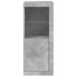 vidaXL Sideboard mit LED-Leuchten Betongrau 41x37x100 cm vidaXL Sideboard mit LED-Leuchten Betongrau 41x37x100 cm