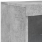 vidaXL Sideboard mit LED-Leuchten Betongrau 41x37x100 cm vidaXL Sideboard mit LED-Leuchten Betongrau 41x37x100 cm