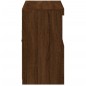 vidaXL Sideboard mit LED-Leuchten Braun Eichen-Optik 81x37x67 cm vidaXL Sideboard mit LED-Leuchten Braun Eichen-Optik 81x37x67 cm