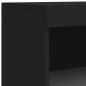 vidaXL Sideboard mit LED-Leuchten Schwarz 60,5x37x100 cm vidaXL Sideboard mit LED-Leuchten Schwarz 60,5x37x100 cm