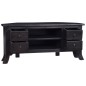 vidaXL TV-Schrank Hellschwarz 100x40x45 cm Massivholz Mahagoni vidaXL TV-Schrank Hellschwarz 100x40x45 cm Massivholz Mahagoni