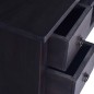 vidaXL TV-Schrank Hellschwarz 100x40x45 cm Massivholz Mahagoni vidaXL TV-Schrank Hellschwarz 100x40x45 cm Massivholz Mahagoni