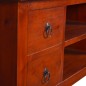 vidaXL TV-Schrank Klassisches Braun 100x40x45 cm Massivholz Mahagoni vidaXL TV-Schrank Klassisches Braun 100x40x45 cm Massivholz Mahagoni