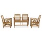 vidaXL 5-tlg. Garten-Lounge-Set Massivholz Akazie vidaXL 5-tlg. Garten-Lounge-Set Massivholz Akazie