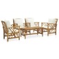 vidaXL 5-tlg. Garten-Lounge-Set mit Auflagen Massivholz Akazie vidaXL 5-tlg. Garten-Lounge-Set mit Auflagen Massivholz Akazie