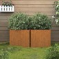 vidaXL Pflanzkübel 2 Stk. 49x47x46 cm Cortenstahl vidaXL Pflanzkübel 2 Stk. 49x47x46 cm Cortenstahl