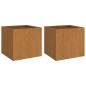 vidaXL Pflanzkübel 2 Stk. 49x47x46 cm Cortenstahl vidaXL Pflanzkübel 2 Stk. 49x47x46 cm Cortenstahl
