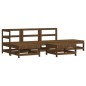 vidaXL 6-tlg. Garten-Lounge-Set Honigbraun Massivholz Kiefer vidaXL 6-tlg. Garten-Lounge-Set Honigbraun Massivholz Kiefer