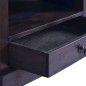 vidaXL Eck-TV-Schrank Hellschwarz 80x40x49 cm Massivholz Mahagoni vidaXL Eck-TV-Schrank Hellschwarz 80x40x49 cm Massivholz Mahagoni