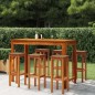 vidaXL 7-tlg. Gartenbar-Set Massivholz Akazie vidaXL 7-tlg. Gartenbar-Set Massivholz Akazie