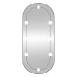 vidaXL Wandspiegel mit LED-Leuchten 35x80 cm Glas Oval vidaXL Wandspiegel mit LED-Leuchten 35x80 cm Glas Oval