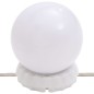 vidaXL Wandspiegel mit LED-Leuchten 35x80 cm Glas Oval vidaXL Wandspiegel mit LED-Leuchten 35x80 cm Glas Oval