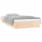 vidaXL Massivholzbett mit LEDs 90x190 cm vidaXL Massivholzbett mit LEDs 90x190 cm