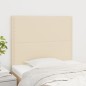 vidaXL Kopfteile 2 Stk. Creme 80x5x78/88 cm Stoff vidaXL Kopfteile 2 Stk. Creme 80x5x78/88 cm Stoff
