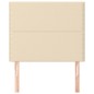 vidaXL Kopfteile 2 Stk. Creme 80x5x78/88 cm Stoff vidaXL Kopfteile 2 Stk. Creme 80x5x78/88 cm Stoff